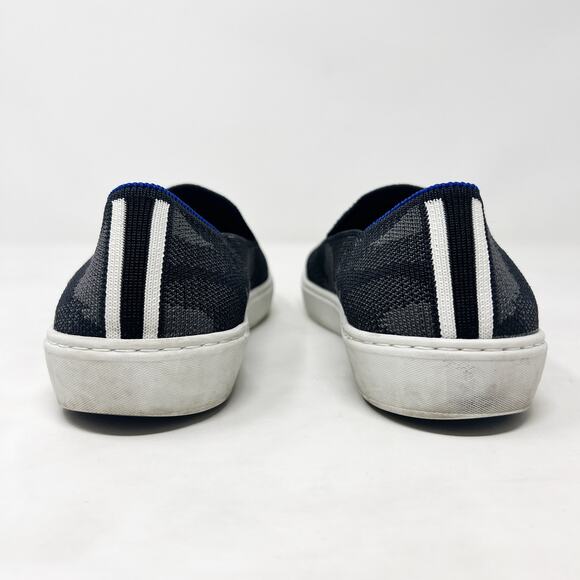 [Rothy's] Gray Camo Print The Original Slip On Sneakers Washable Size 7 - Picture 3 of 10